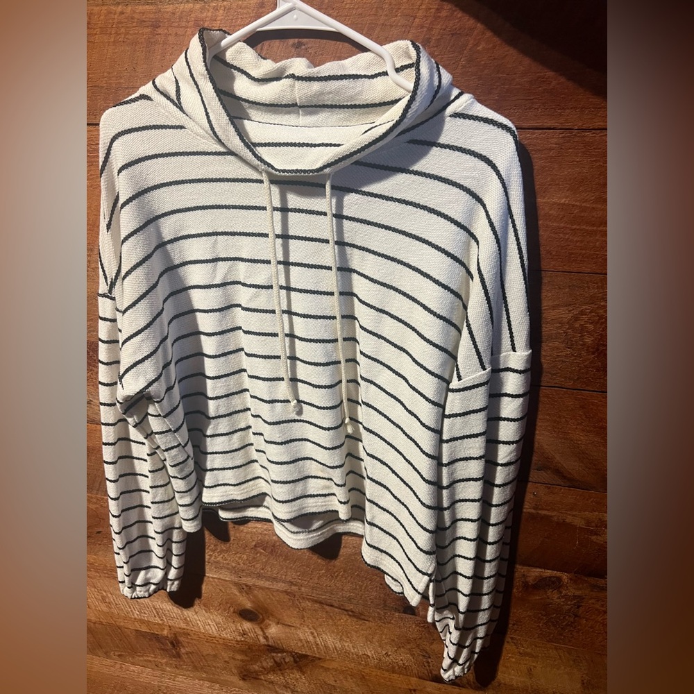 Paper Crane Striped Shirt